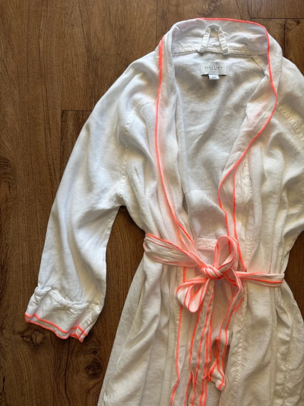 Linen Kassatex Robe - Picture 4 of 9